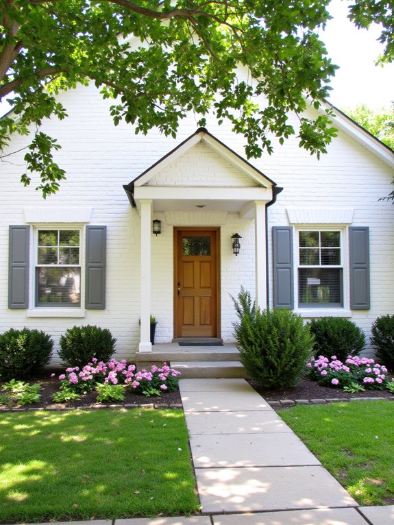 bright whites soft grays