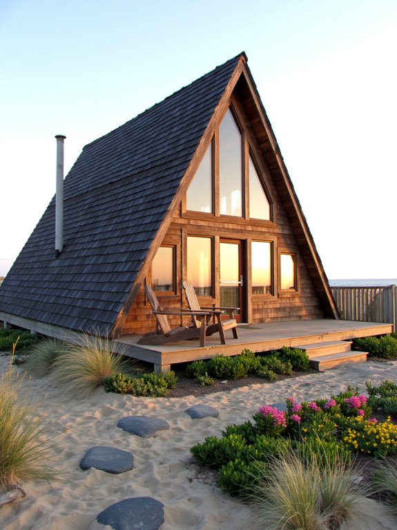 charming a frame beach design