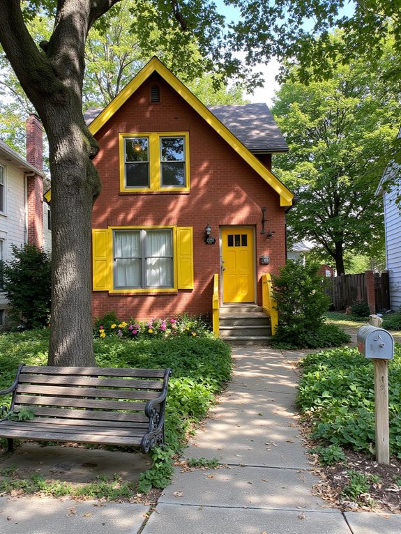 cheerful yellow trim transformation