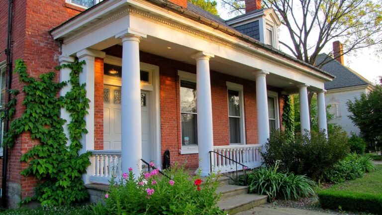 chic painted brick exteriors