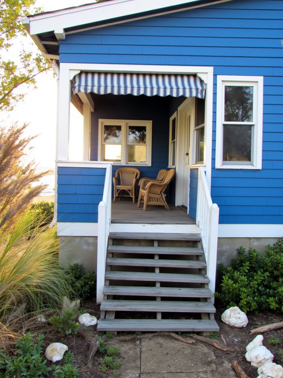 coastal bold blue exteriors