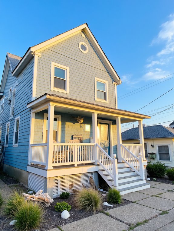 coastal charm through architecture