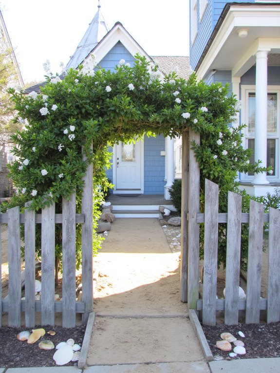 coastal charm with fencing