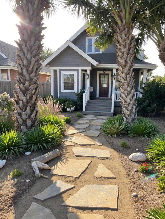 coastal charm with native plants