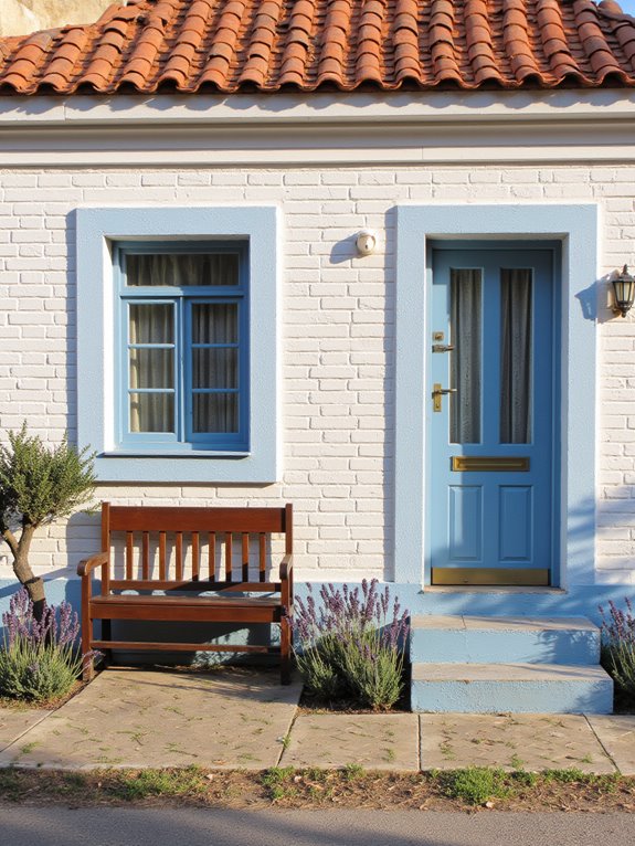 coastal charm with terracotta