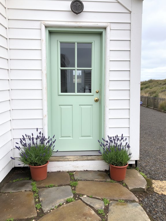 coastal cottage front door