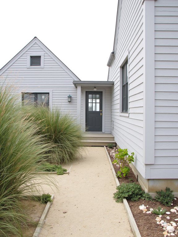 coastal gray beach house elegance