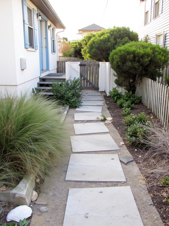 coastal pathway with greenery