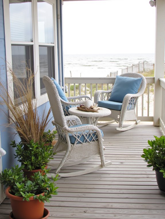 coastal porch relaxation sanctuary