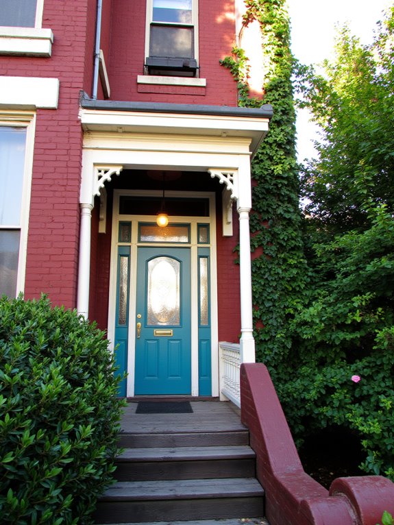 color accentuates architectural features