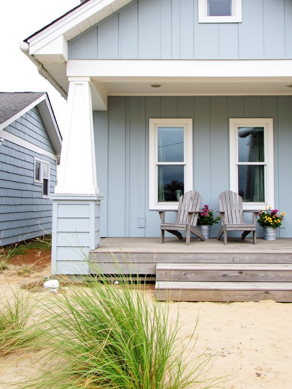 contrasting trim enhances aesthetics