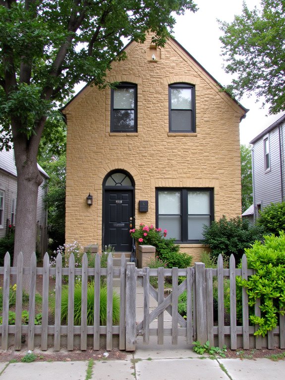 cost effective tan brick renovations