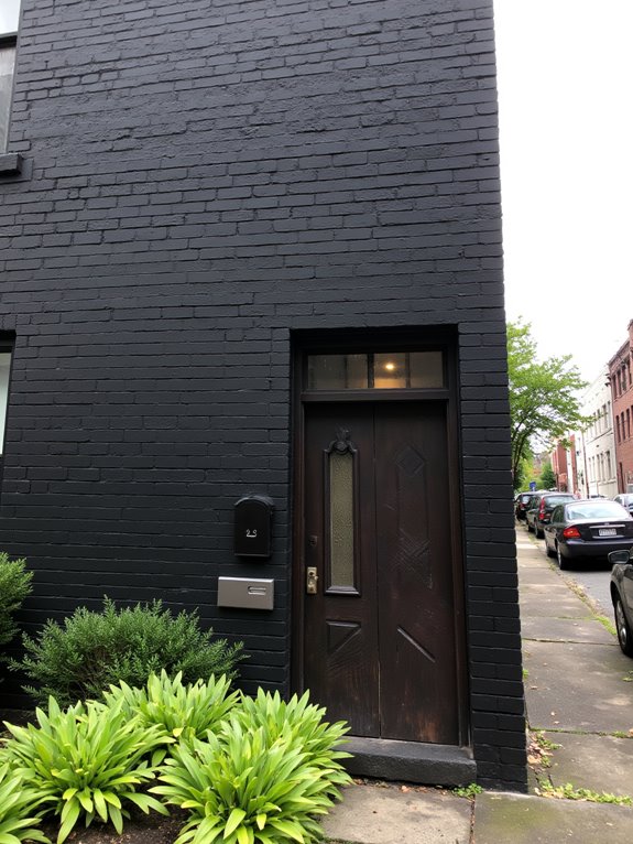 cost of black brick painting