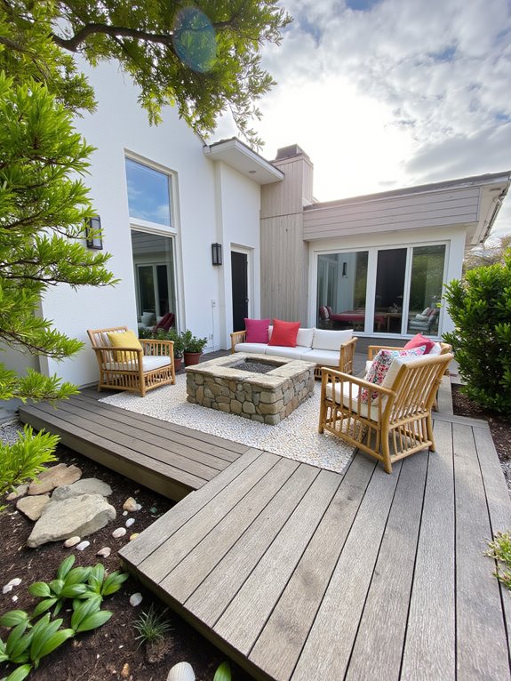 cozy beach fire gatherings