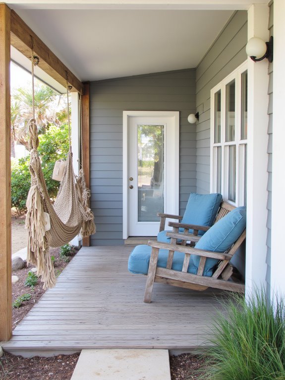 cozy beach relaxation spaces