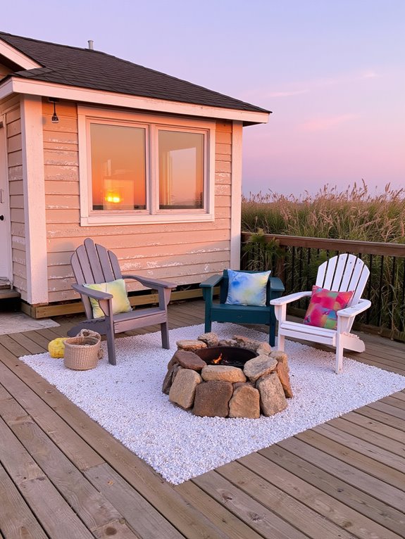 cozy gatherings around fire