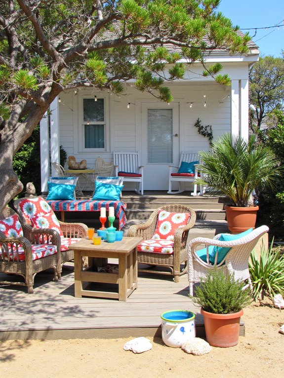 cozy outdoor living space