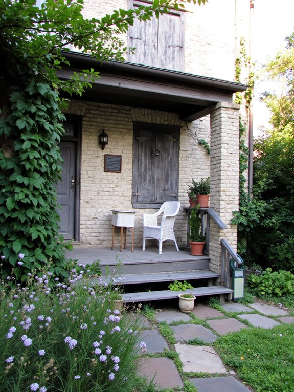 cozy rustic gray accents