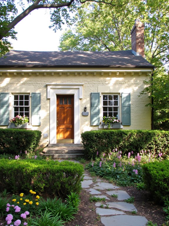 cream brick exterior maintenance