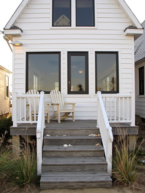 crisp white beach house elegance