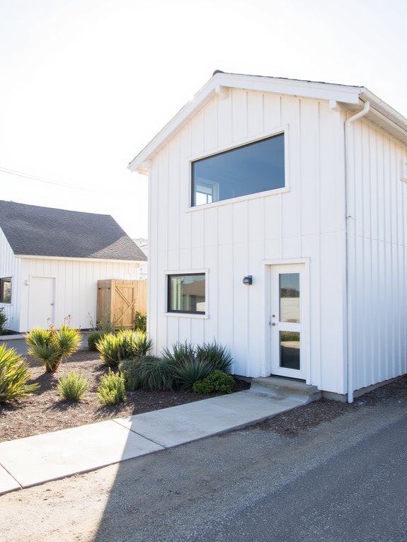 crisp white enhances minimalism