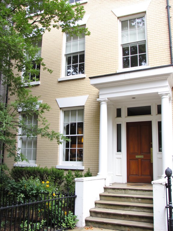 crisp white trim elegance