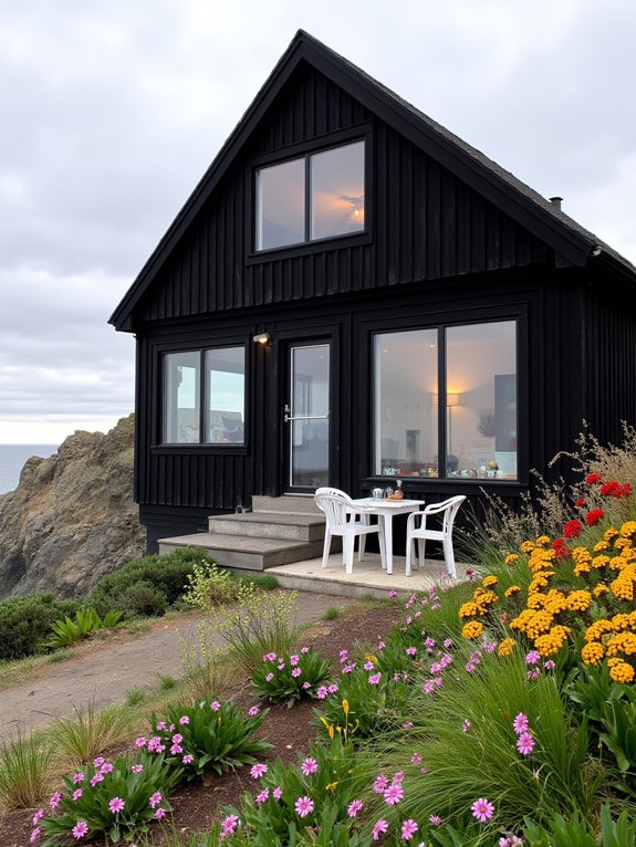 dark outside bright inside