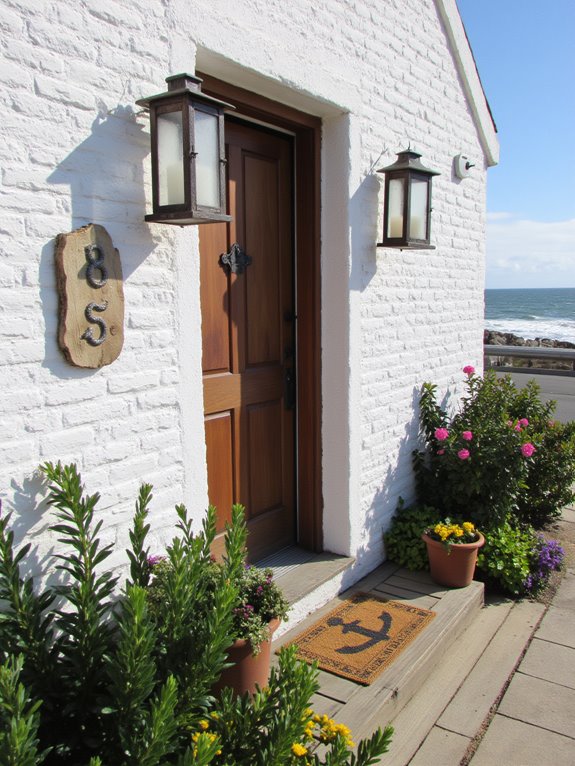 decorative beach house numbers