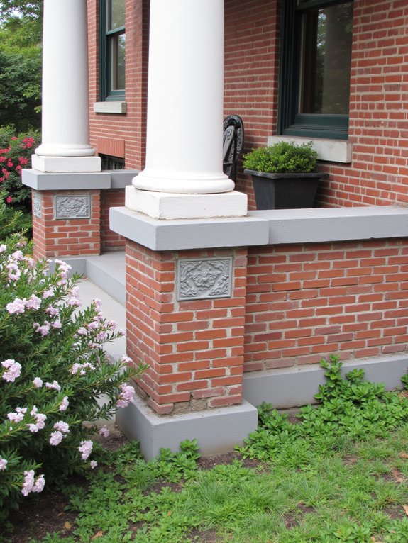 decorative column bases enhance