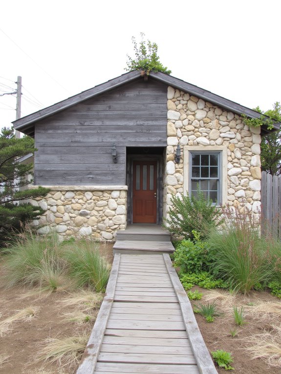 driftwood and natural materials
