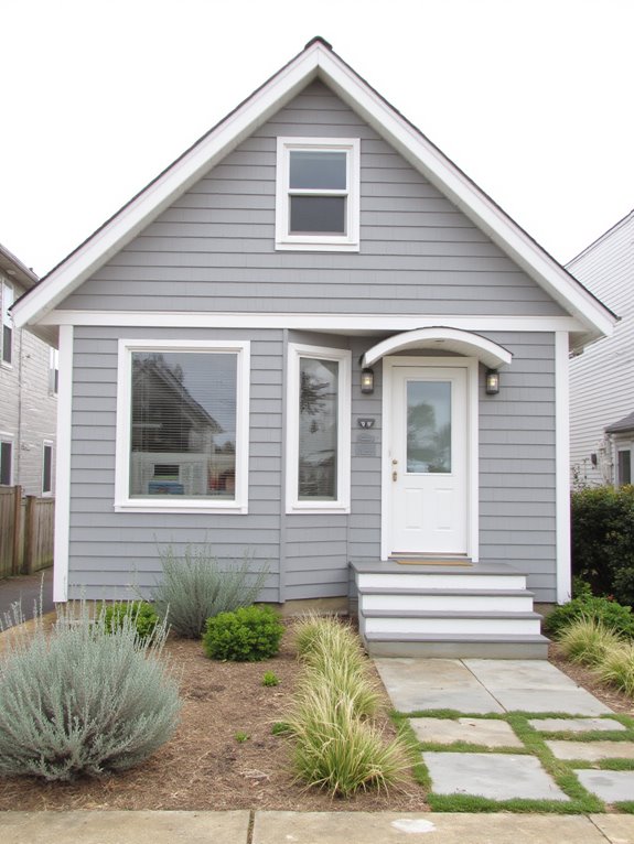 durable soft gray siding