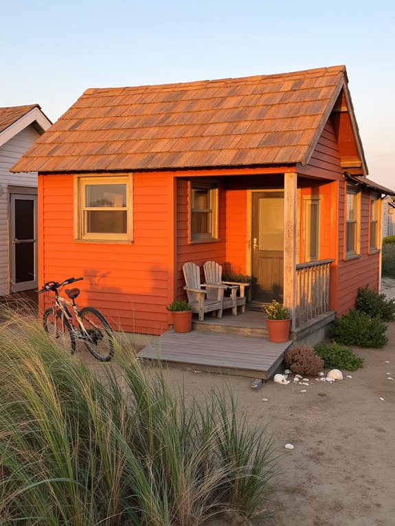 earthy terracotta beach aesthetic