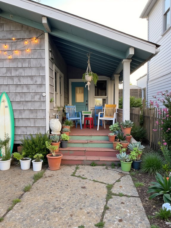 eclectic coastal vintage decor