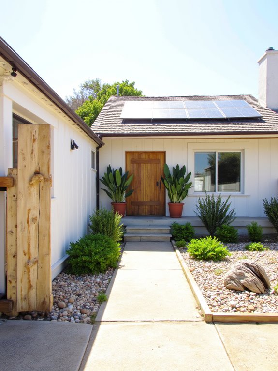 eco friendly beach house materials