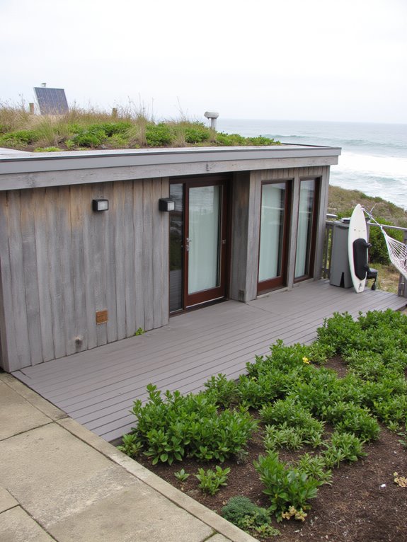 eco friendly beach house materials