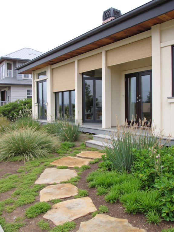 eco friendly beach house materials