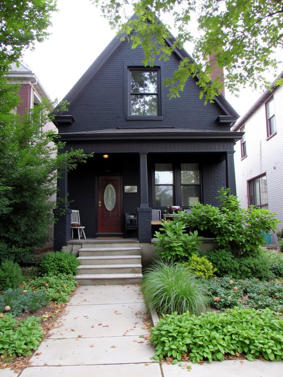 elegance through dark hues