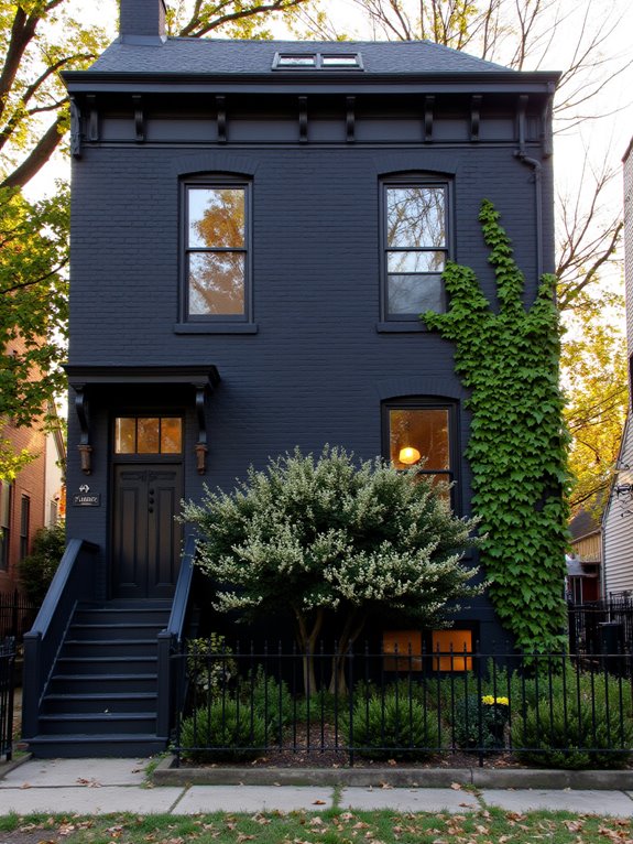 elegant black brick heritage