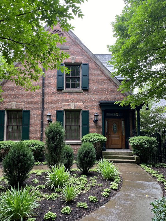 elegant olive green exteriors