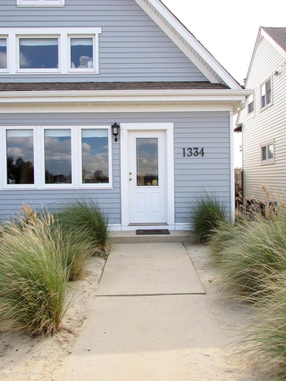 elegant soft gray and white