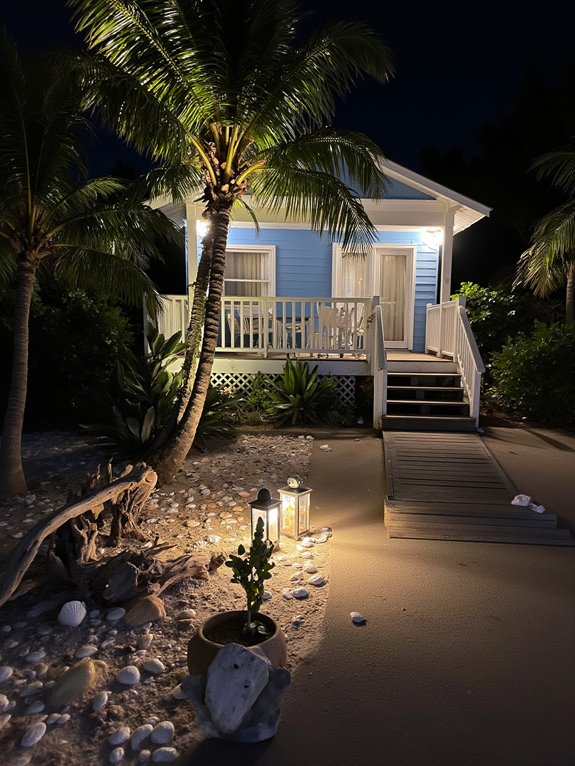 enchanting garden landscape lighting