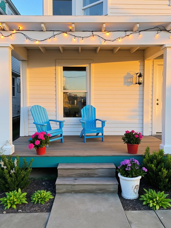 enchanting outdoor evening ambiance