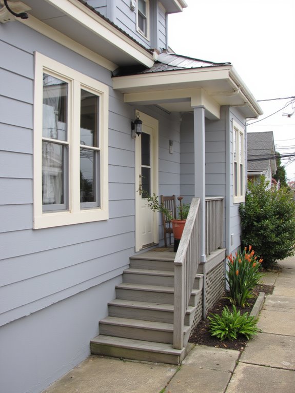 enhancing gray exterior charm