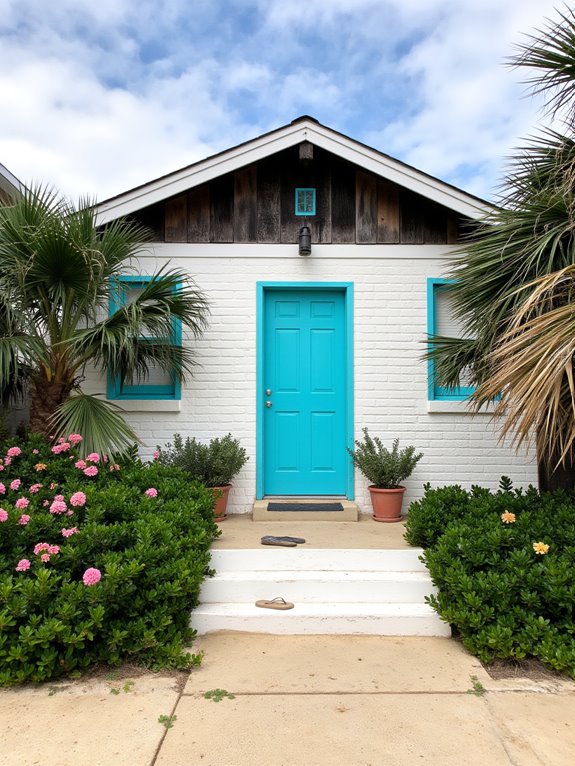 fun front door color