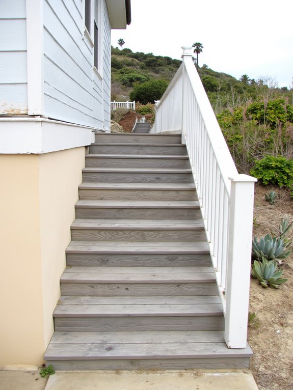 functional coastal stair design