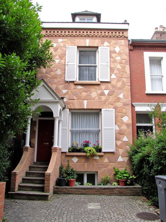 geometric brick exterior designs