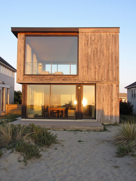 glass and wood harmony