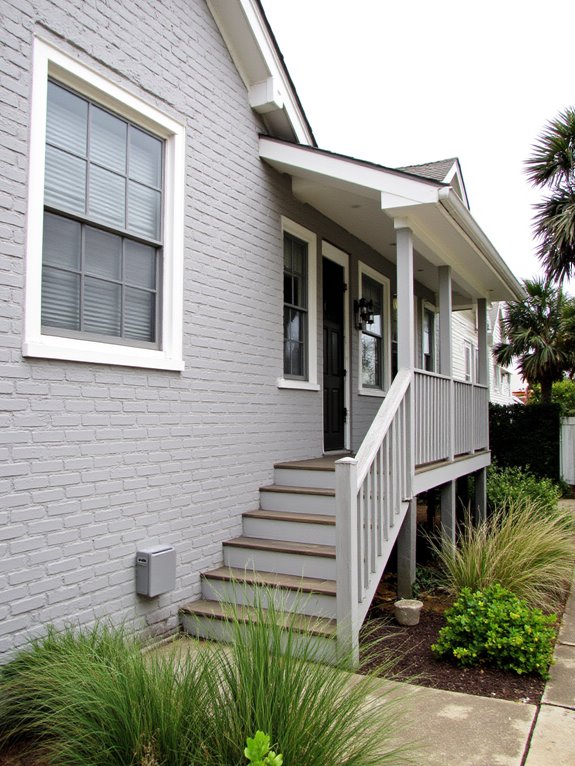 gray brick coastal designs