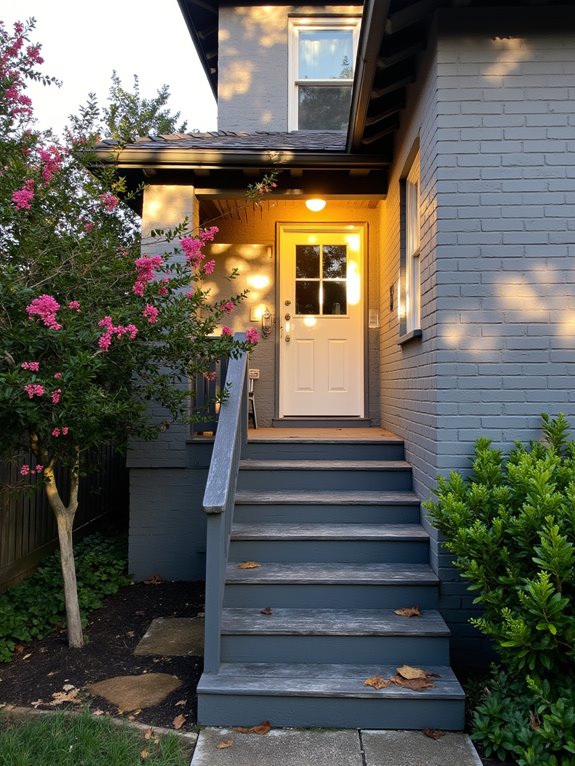 gray brick lighting effects