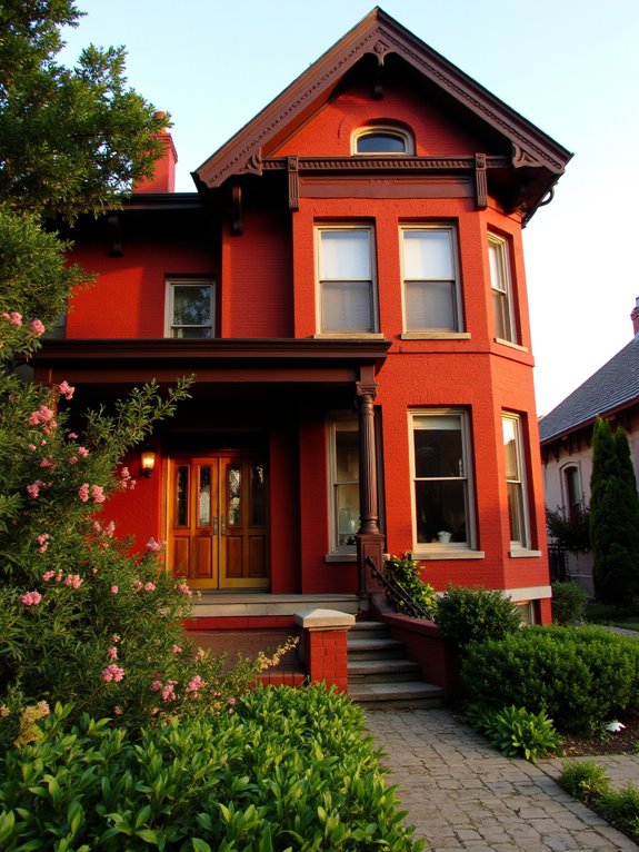 illuminate painted brick exterior